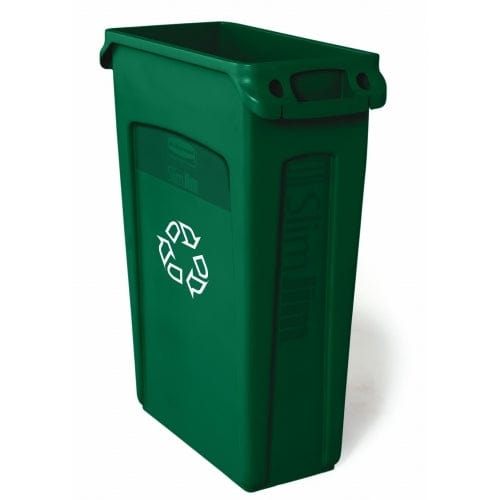 Slim Jim Waste Container with Venting Channels - 87 Litre