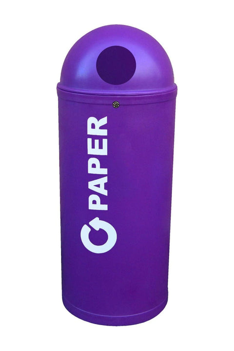 Coloured Slimline Classic Recycling Bin - 90 Litre