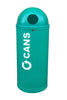 Coloured Slimline Classic Recycling Bin - 52 Litre