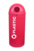 Coloured Slimline Classic Recycling Bin - 52 Litre