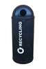 Coloured Slimline Classic Recycling Bin - 52 Litre