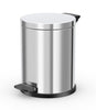 Stainless Steel 12 Litre Capacity Hailo Solid Pedal Bin
