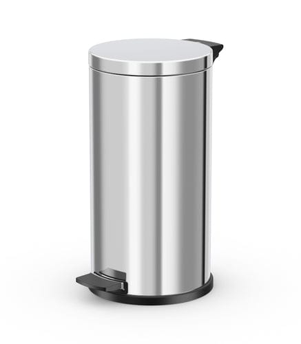 Hailo Solid 18-Litre Galvanised Pedal Bin