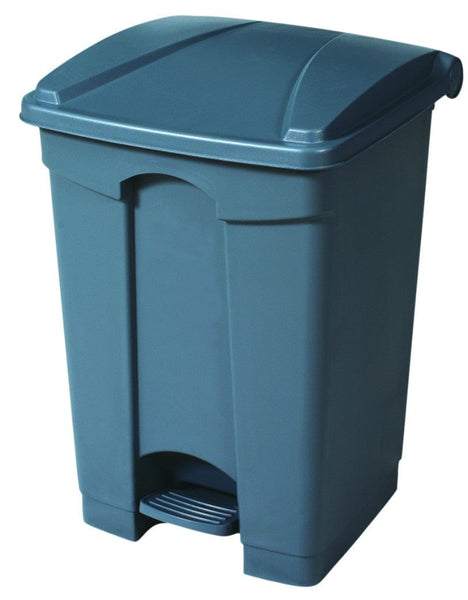 45 Litre Coloured Step On Container in the color Grey for hands free disposal.