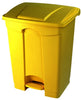 45 Litre Yellow Coloured Step Pedal Container with secure robust lid closure to keep odours at bay.