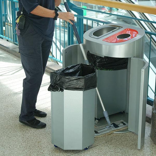 Torpedo Double Recycling Bin - 120 Litre