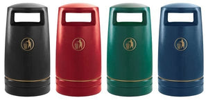 External Hooded Litter Bin - 100 Litre