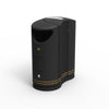 Outdoor Twinbin with Intergrated Stub Plate - 2 x 85 Litre Compartments