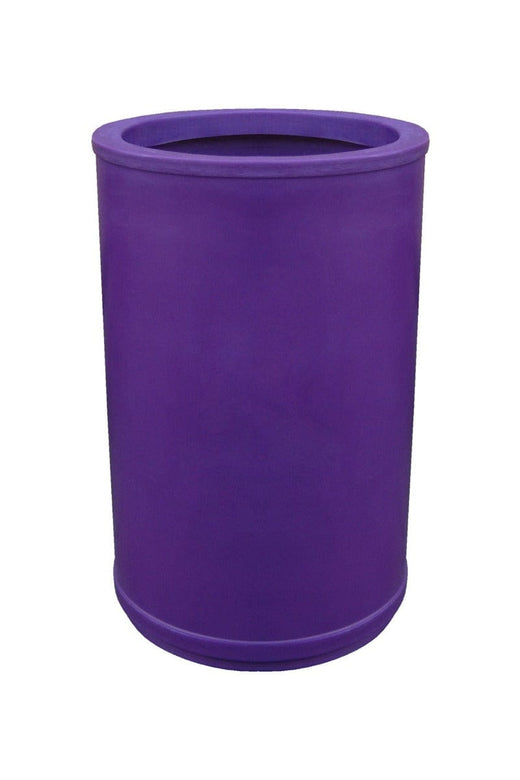Purpler 90 litre external litter bin with large circular aperture