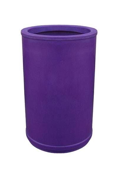 Purpler 90 litre external litter bin with large circular aperture