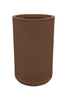 Large external litter bin with a capacity of 90 litre and finished in brown