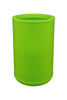 90 Litre outdoor circular waste bin made from UV resistant plastic in lime 