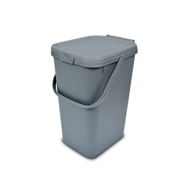 18 litre mid grey utility caddy which can be used as a food waste bin