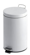 White Pedal Operated Bin - Available in 3 sizes