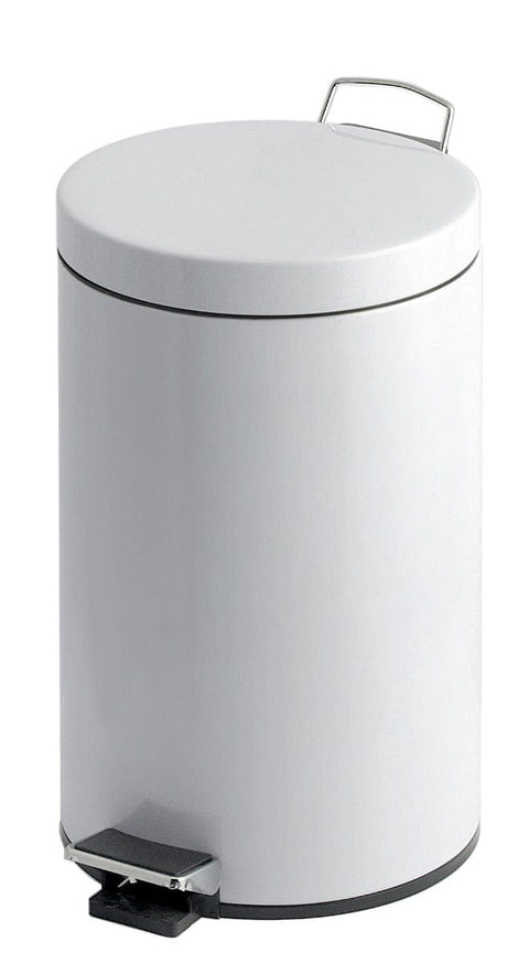 White Pedal Operated Bin - Available in 3 sizes