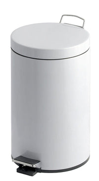 White Pedal Operated Bin - Available in 3 sizes