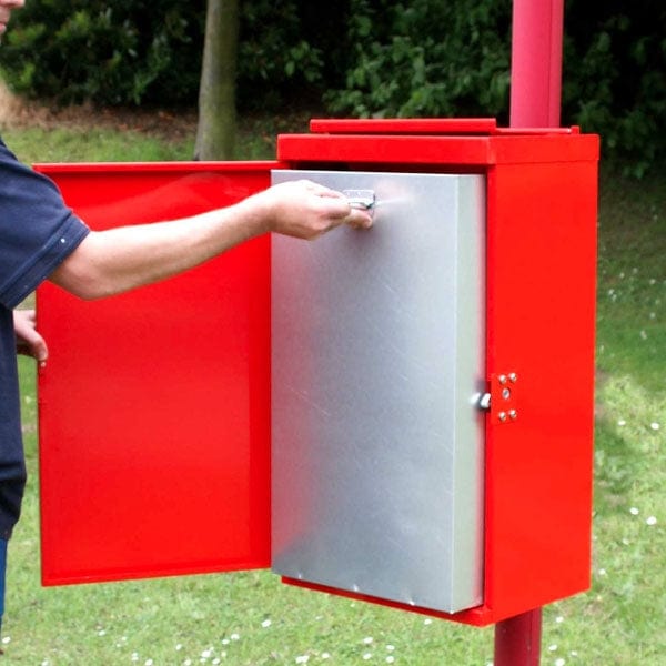 Front Opening Dog Bin With Chute
