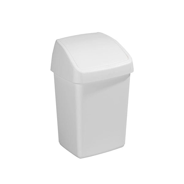 white swing bin with ten litre capacity