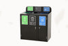 Zeus 3 Bay Recycling Station - 3 x 80  Litre Compartments